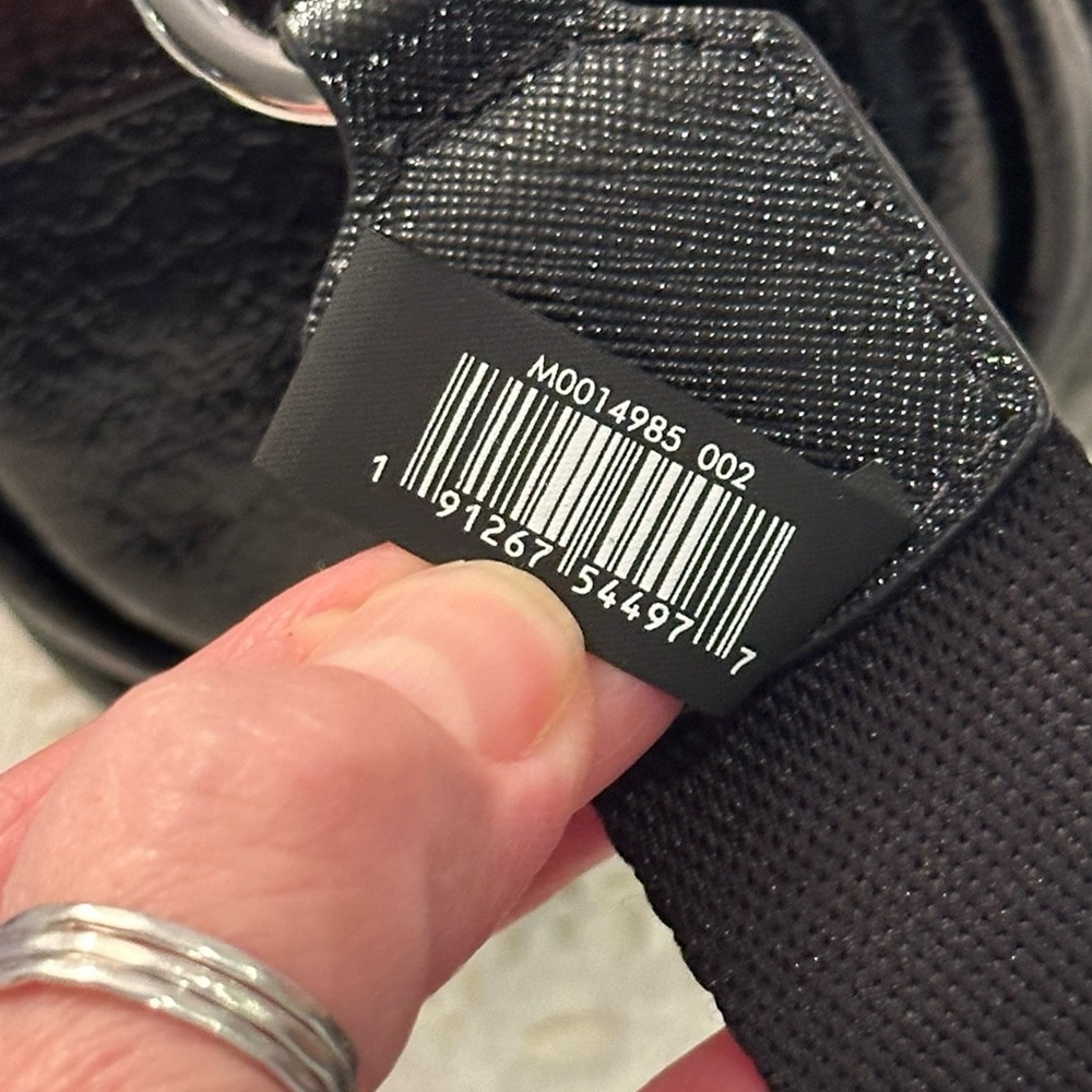 Marc Jacobs Soft Box 23 Black Leather Handbag w/2 STRAPS, 1 leather, 1 logo - Picture 12 of 13